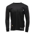 Kontra Uniforms Black Crewneck Shirt L KON1142